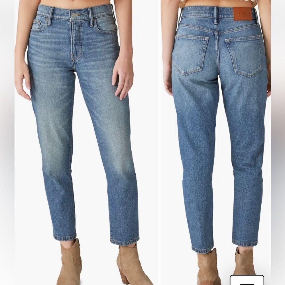 Lucky brand high-rise Mom jeans Drew size 0/25
